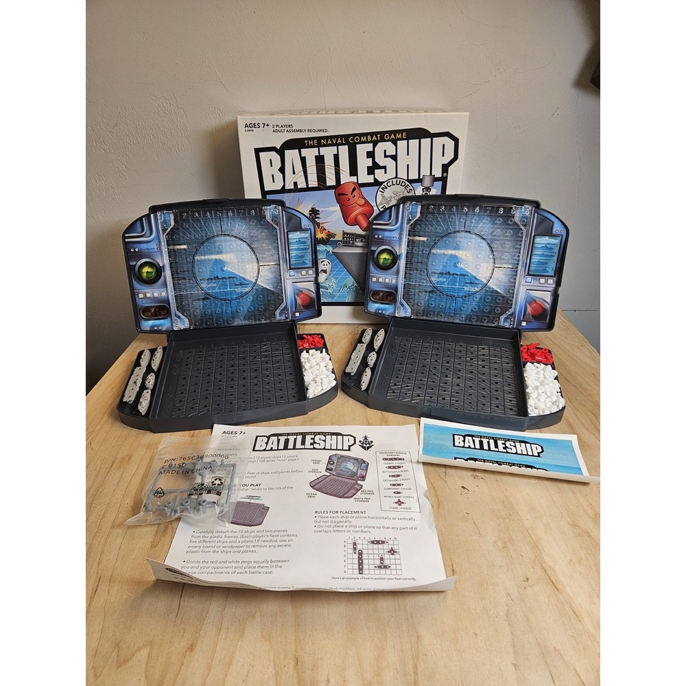 Hasbro Battleship Board Game Naval Combat Includes Planes C3890 2 Player